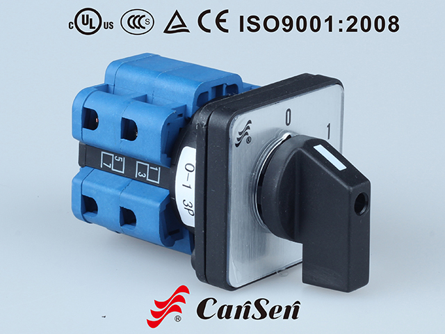 ROTARY CAM SWITCH, Main Switch LW26-32F 0-1 3P Panel Mount