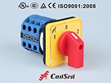 CHANGEOVER SWITCH LW26-20 1-0-2 3P Yellow-Red type